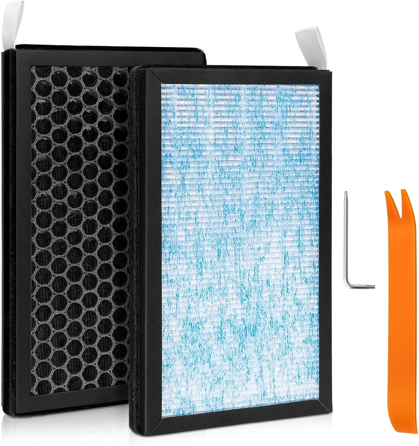 BUCKKO HEPA Air Filter Designed for Tesla Model 3 and Model Y 2016-2024 2025 2026, 2 Pack Cabin Air Filter Replacement,Must-Have Tesla Accessories Model 3/Y image number 3