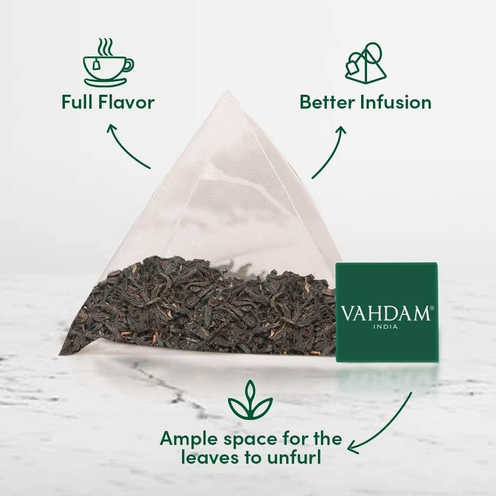 VAHDAM, English Breakfast Tea, 15 Tea Bags High Energy & Caffeine, Healthy Coffee Substitute | Strong, Robust & Tasteful Black Tea | Tea to Brew Hot, Ice or Milk | ANTIOXIDANTS Rich image number 5
