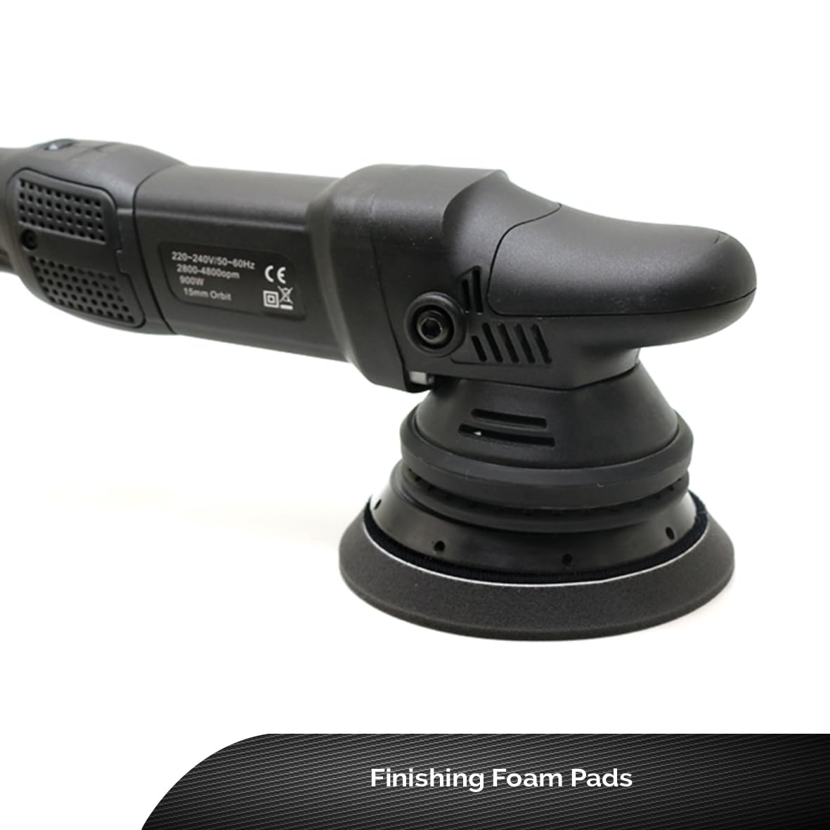 Cobra WRAP TOOLS Finishing Foam Pads - Professional Detailing Buffing Pads - Durable, High-Performance Results - Perfect Designed for Cutting, Polishing & Finishing Automotive Surfaces | 6-Inch, Black image number 2