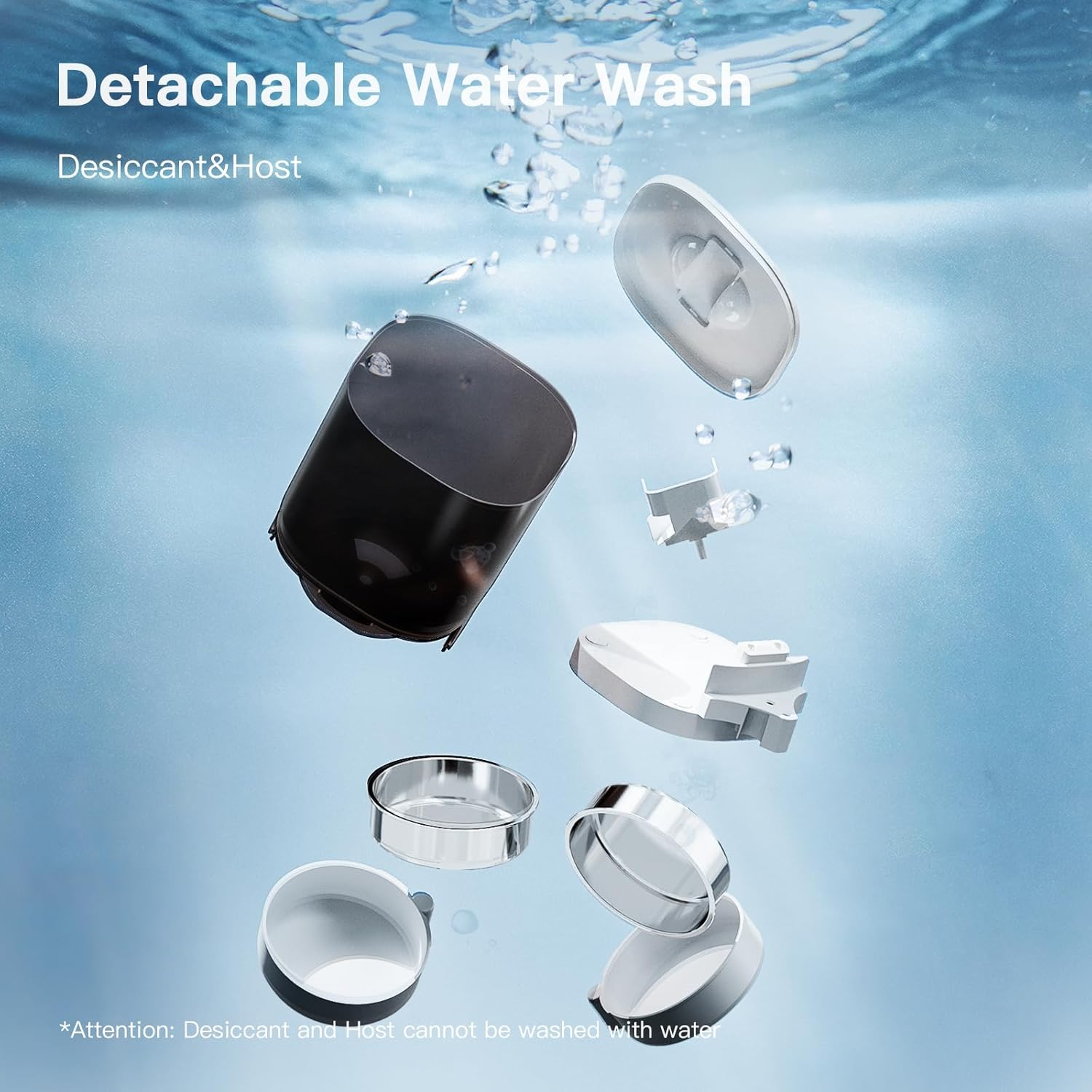 UMOMO 6L Automatic Cat Feeder with Camera, HD Camera Live Video, Night Vision 2-Way Audio, Wifi & App Remote Control, Programmable Pet Feeder, Smart Timed Dry Food Dispenser for Cat & Dog