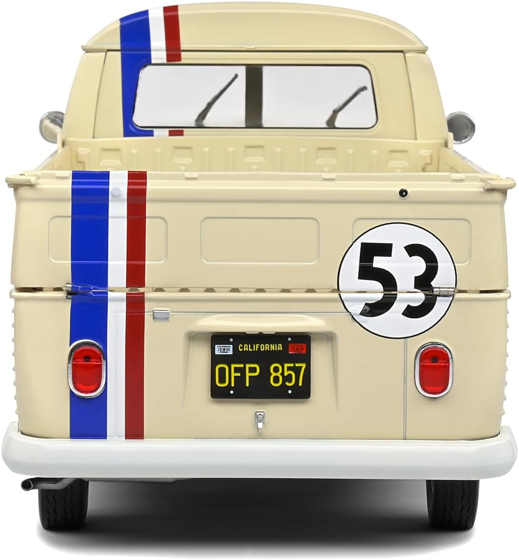 Solido 1:18 Volkswagen T1 Pick up Racer 53 Beige 1950 image number 2
