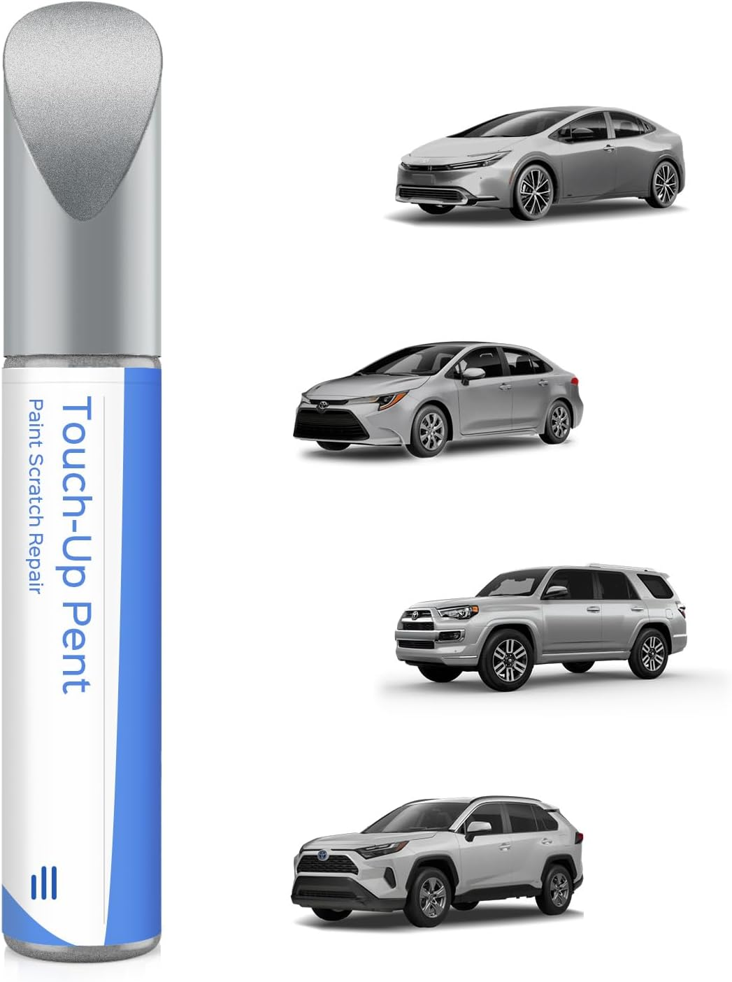 1F7 Classic Silver Metallic Touch up Paint Compatible with Toyota Exact Match Chips and Nicks Touch Up