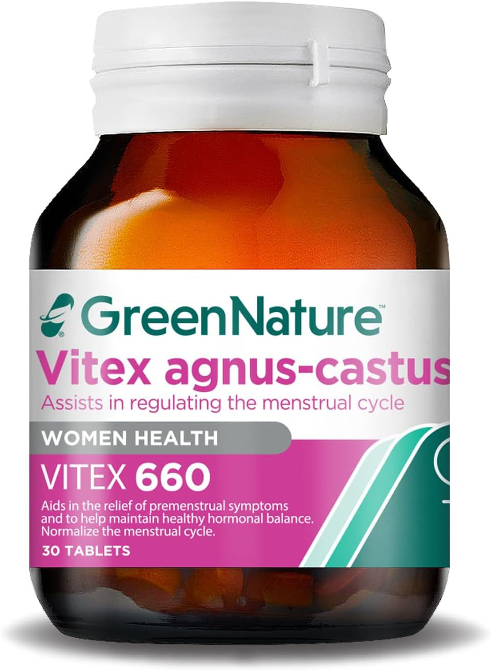 Green Nature Vitex Agnus Castus 660Mg, Chaste Berry, Female Hormonal Balance, PMS and Menopause Symptom Relief, Fertility Support, Cycle Regulation, Microencapsulated Ingredients for Maximum Potency - TGA ARTG Listed image number 2