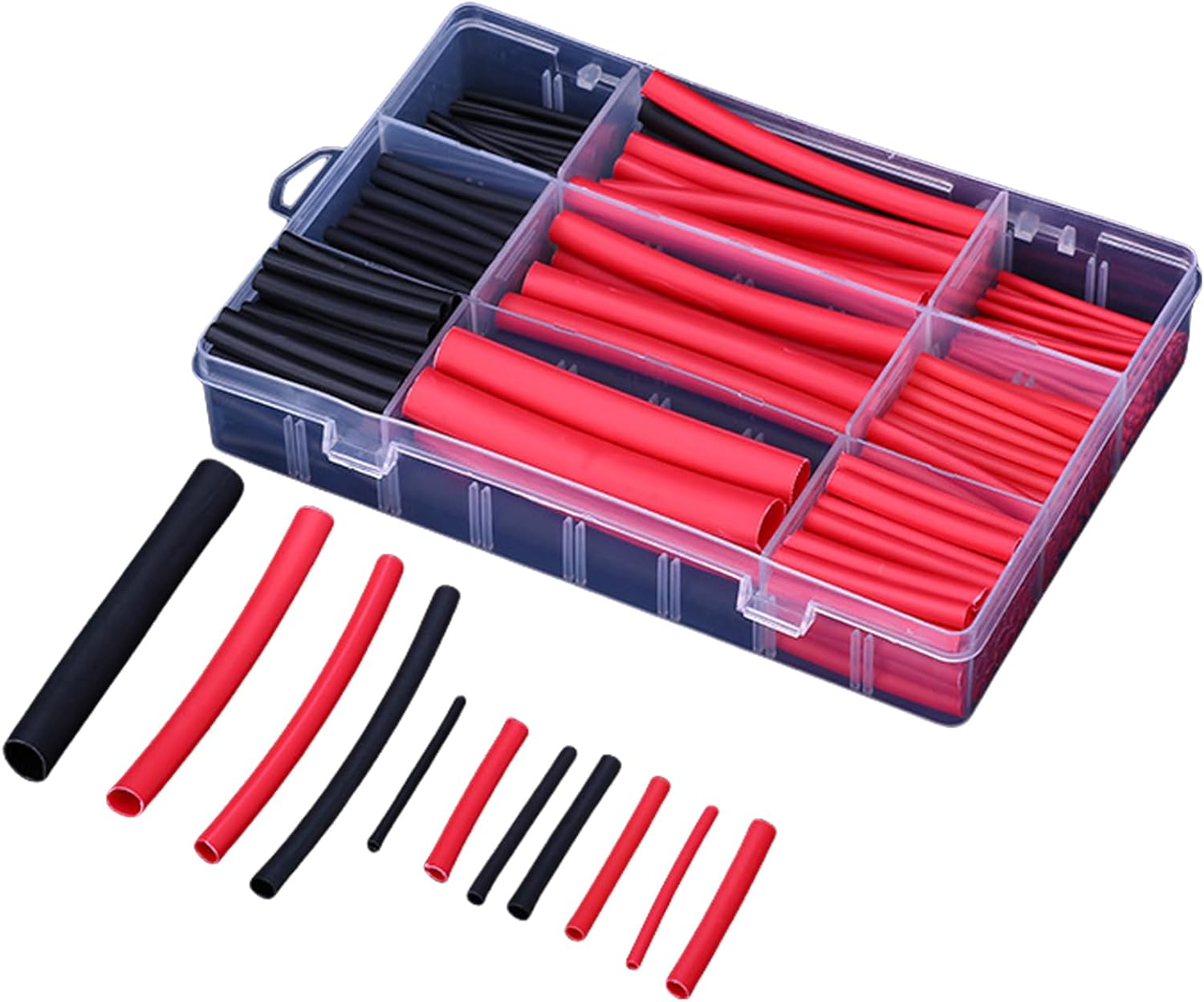 Clearhill 300PCS Heat Shrink Tubing Kit -3:1 High Flexibility, Easy to Operate, Solder Joint Protection, Waterproof, Insulated Wire and Cable Wrapping in Various Sizes