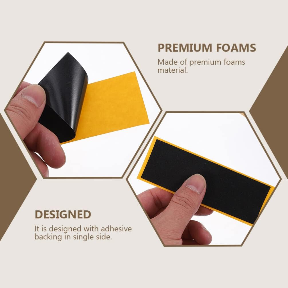 Ibasenice Fingerboards Grip Tape, Skateboard Grip Tape Stickers Adhesive Foam Tape Soft Easy Peel Foam Grip Tape,110Mm X 38Mm image number 1