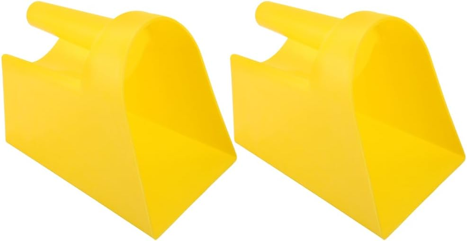 HANABASS Ergonomic Handle Plastic Feed Scoop Multi-Purpose Garden Shovel Garden Soil Scoop for Farming image number 6