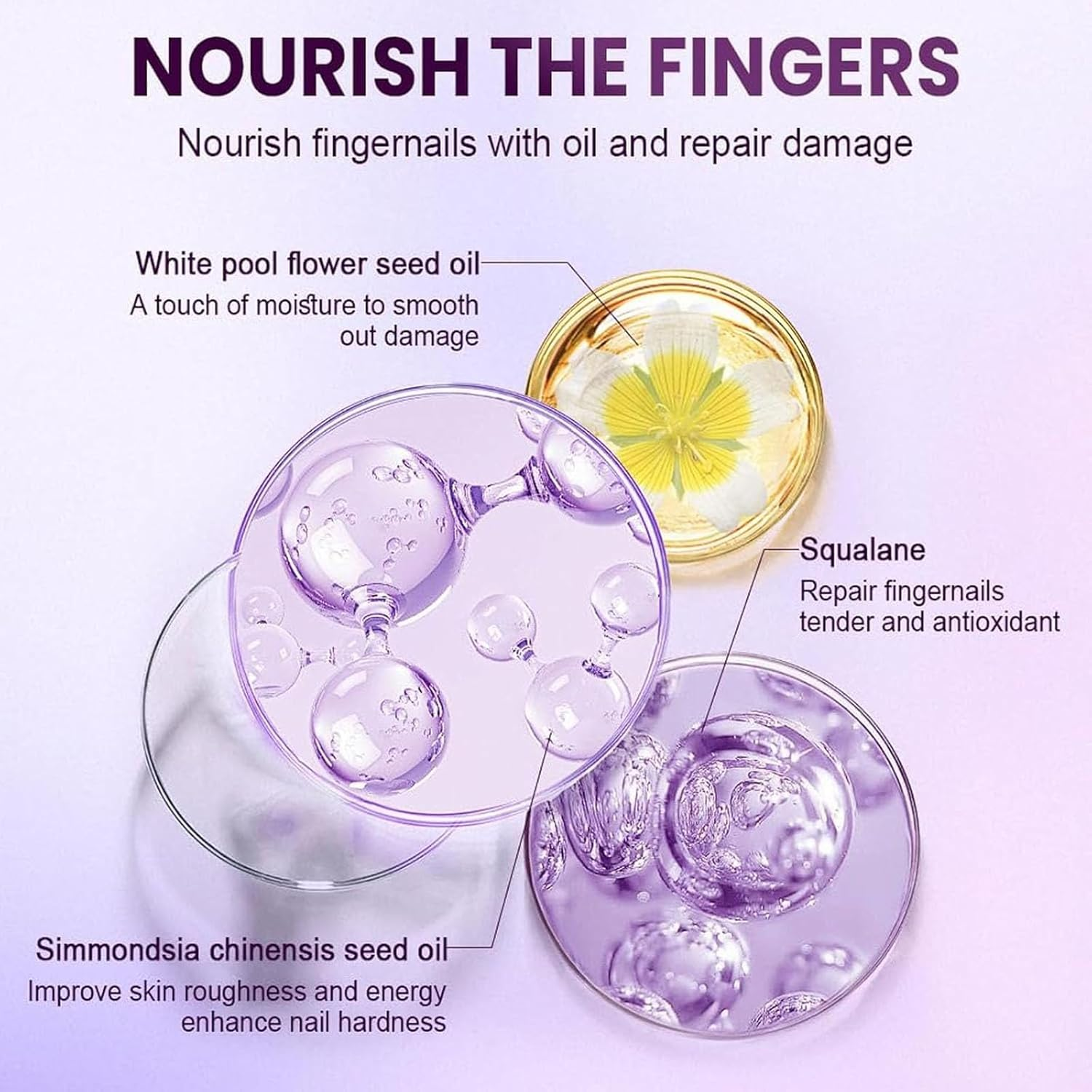 2025 Upgrade 3-In-1 Nail Care Pen, Ceramic Cuticle Pusher Pen with Oil, Cuticle Oil Pusher Pen for Nails for Hangnails, Dry & Damaged Nails, Moisturize Strengthen Brighten Nails Care (5PCS) - 2Pcs image number 5