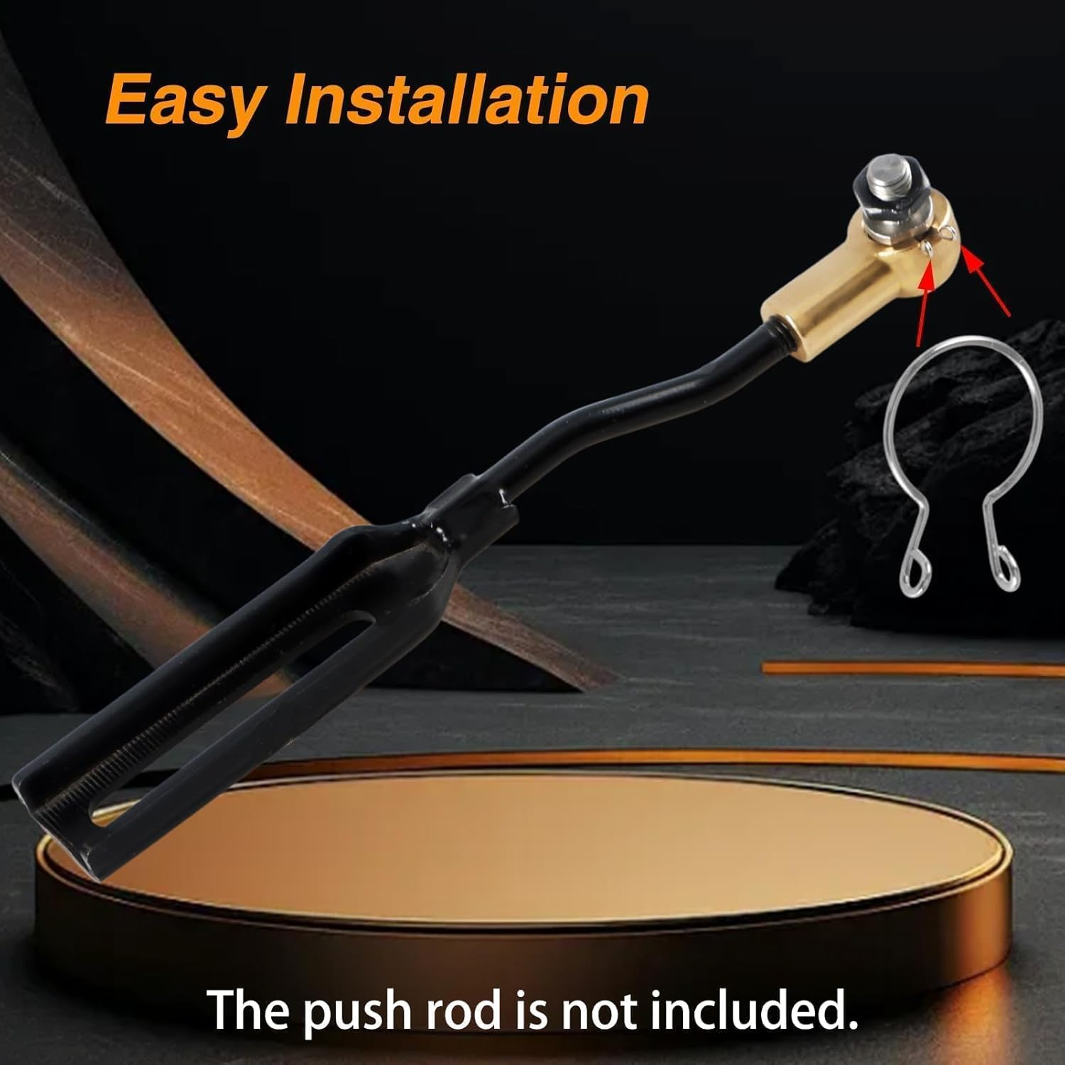 FUSCH Upgrade Brass Convertible Top Push Rod Ball Joint Compatible with Porsche 986 987 Boxster 1997-2012 Replace#: 98756127900 98756127901 98756127900 image number 1