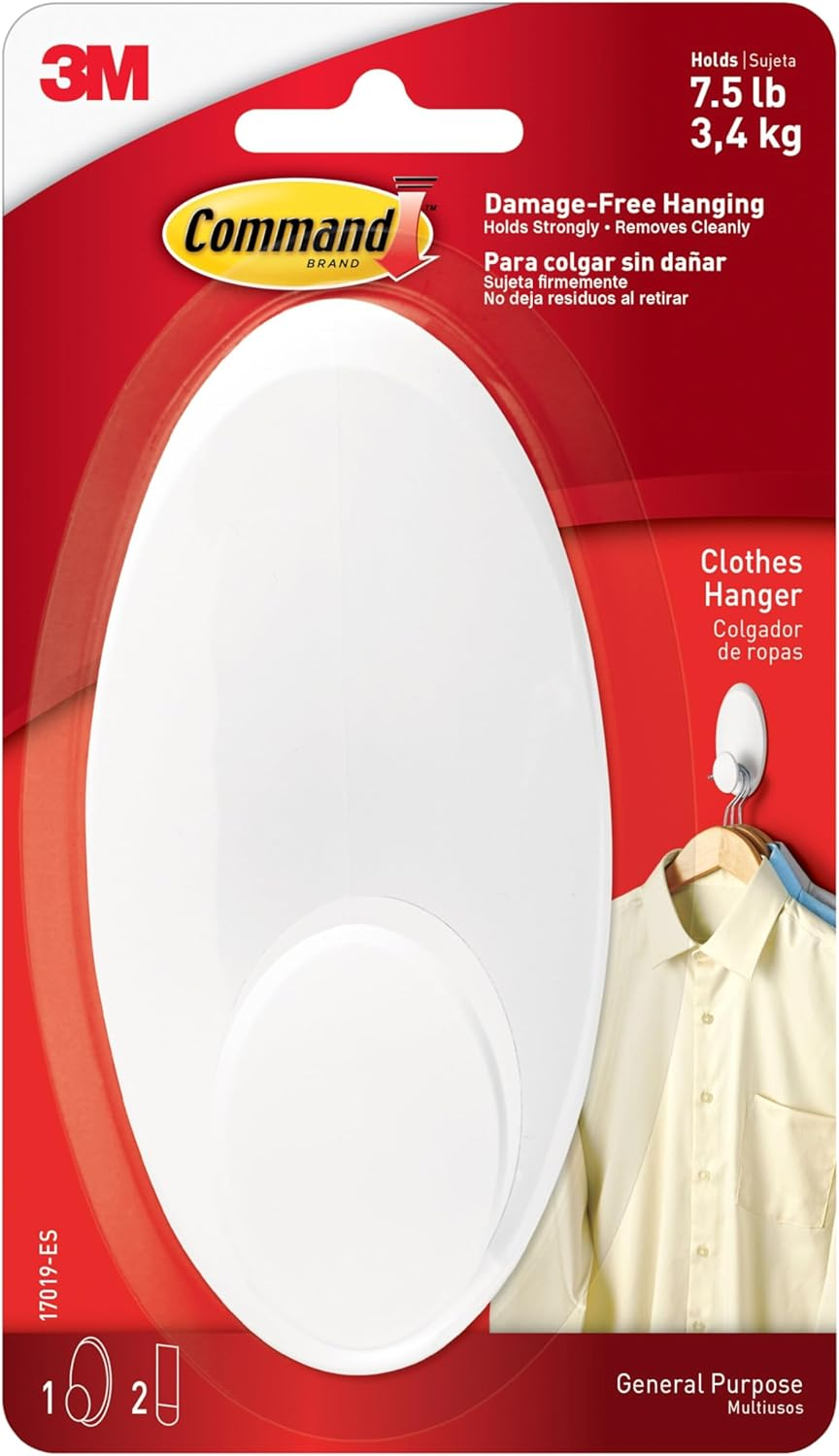 Command Clothes Hanger, Large, White image number 6