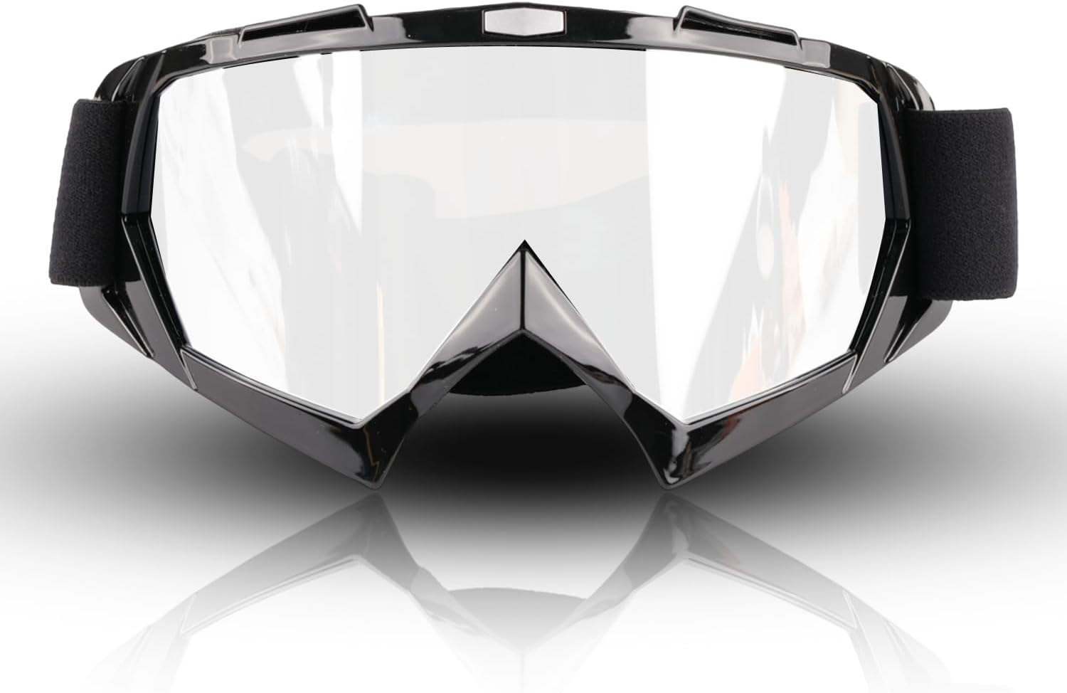 Motorcycle Goggles Dirt Bike ATV Off-Road Riding Motocross Glasses Windproof Glasses Adjustable, High-Quality Sponge Padding