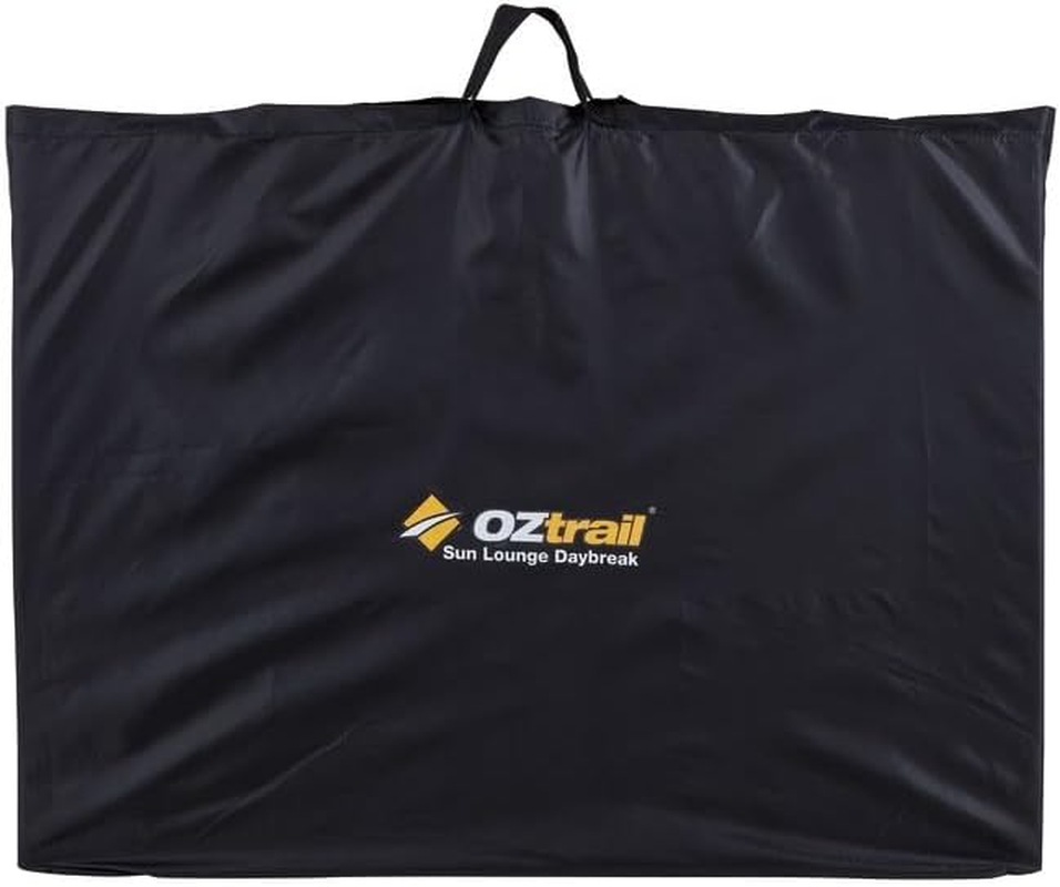 Oztrail Daybreak Sun Lounger, Black image number 4