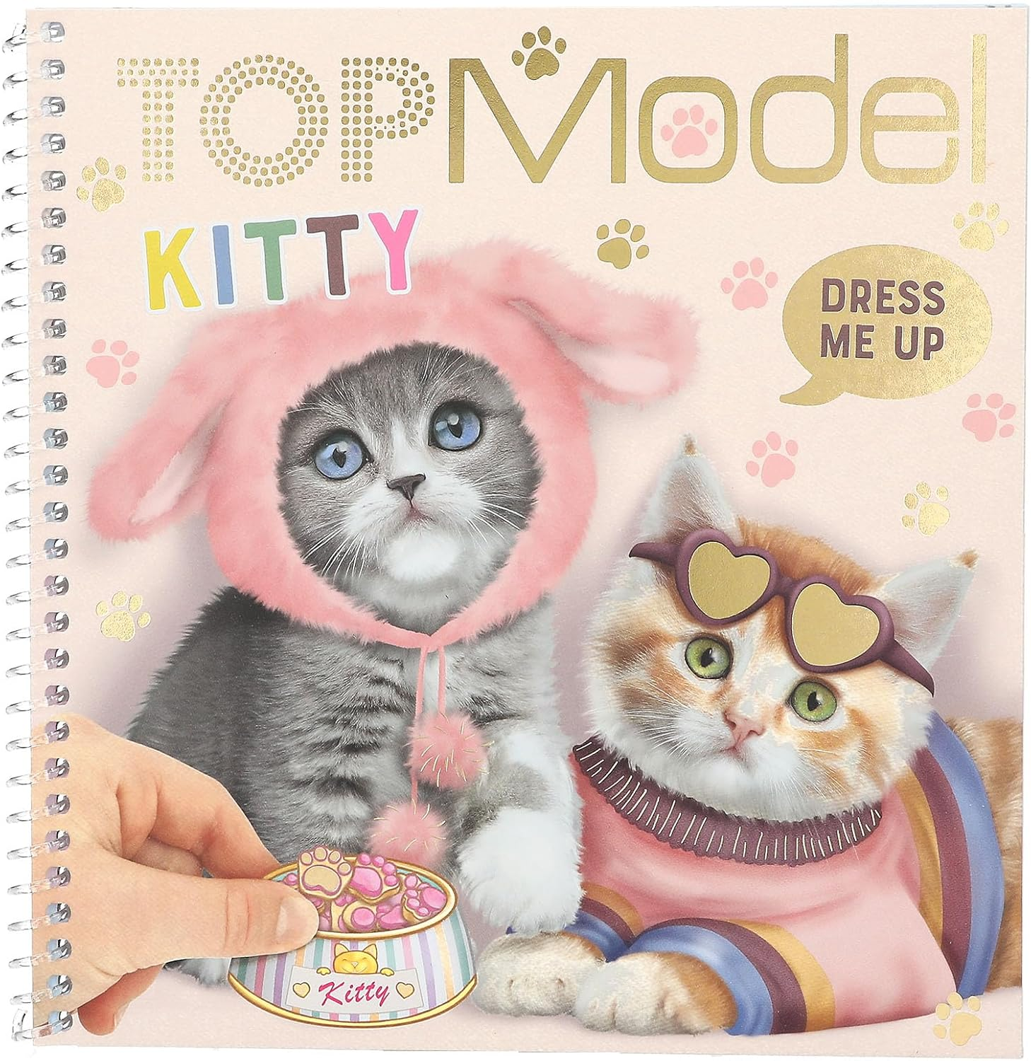 Topmodel 0412965 Dress Me up Kitty Sticker Book image number 3