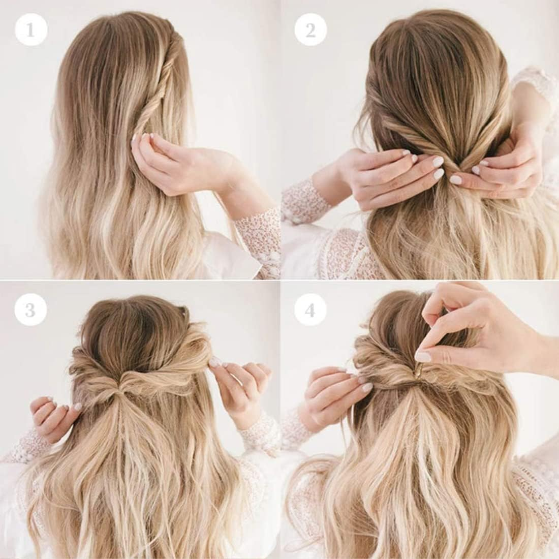 Pack of 50 Hair Pins, 6 Cm U-Shaped Hair Pins, Bobby Pins, Metal, Hair Clips for Women, Girls, Women, Hair Accessories, Hairdressing Salon image number 5