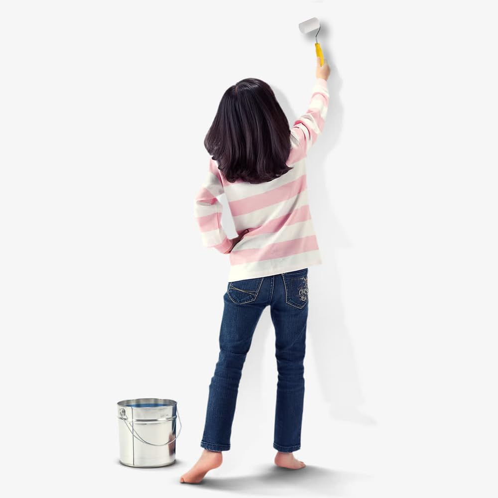 Foam Paint Roller Decorating Kit, 6Pc Small Roller Tray Set for Wall Mural Repair image number 5