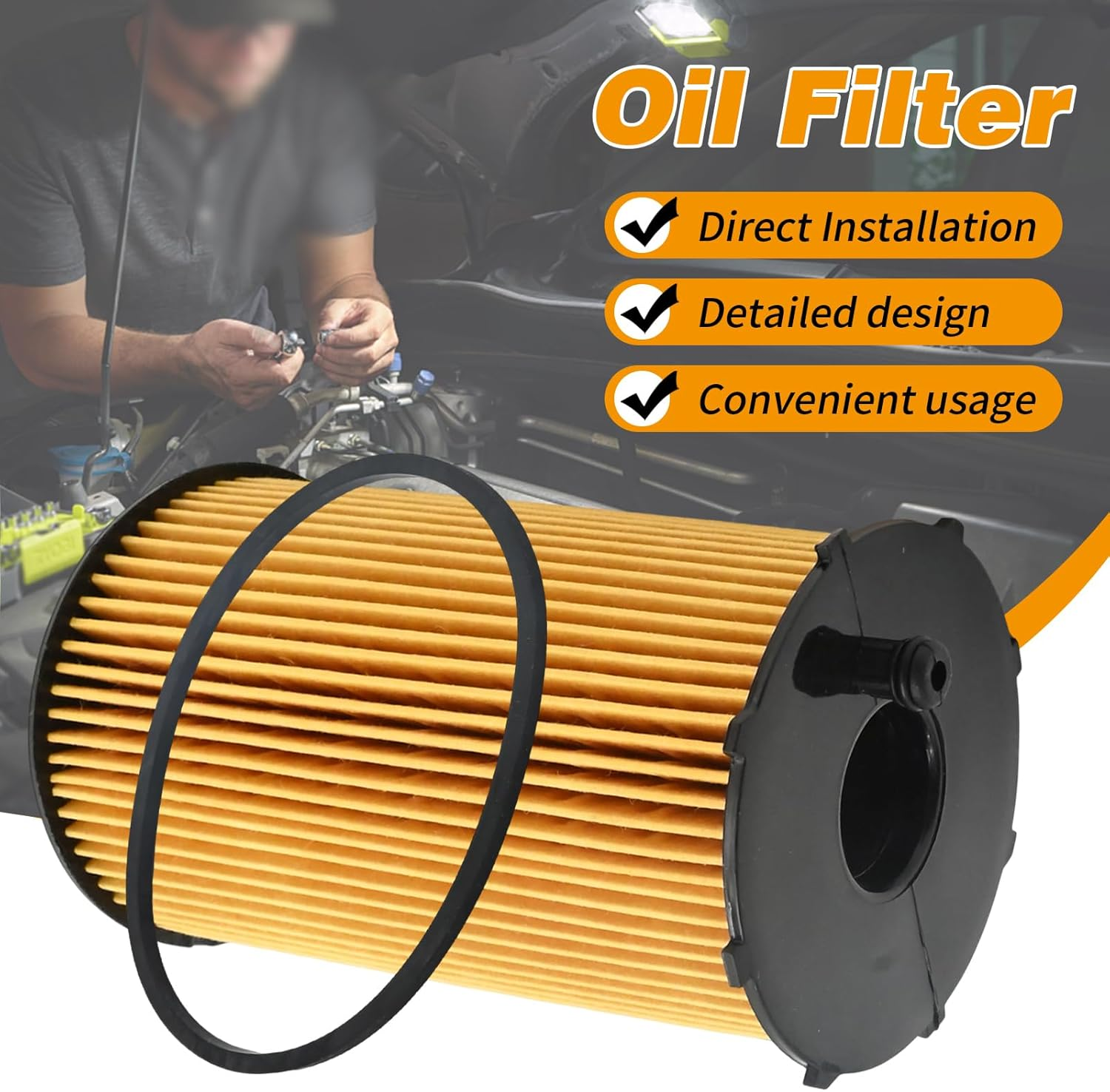 Oil Filter 1109.X7, Replacement for Jaguar XF X250 2.7 D 2015 Replacement for Jaguar XF X250 2.7 D 2014 image number 3