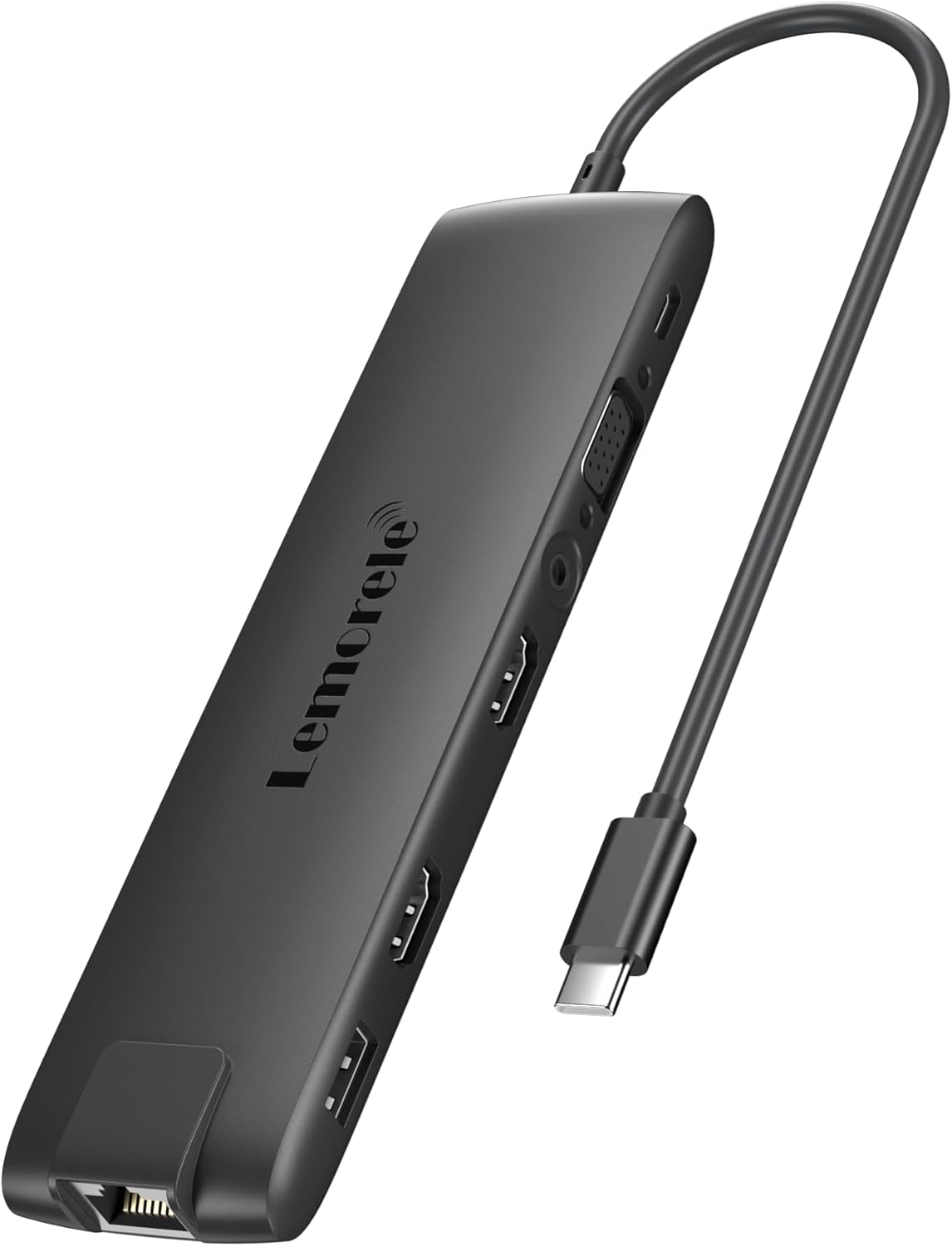 Lemorele 13 in 1 Laptop USB C Docking Station Dual Monitor Multiport Adapter HDMI Dock Triple Display with 2HDMI,VGA,2 10Gbps USB 3.1/2.0,USB C 3.1,PD,RJ45,SD/TF,3.5MM for Hp,Surface,Macbook Laptops