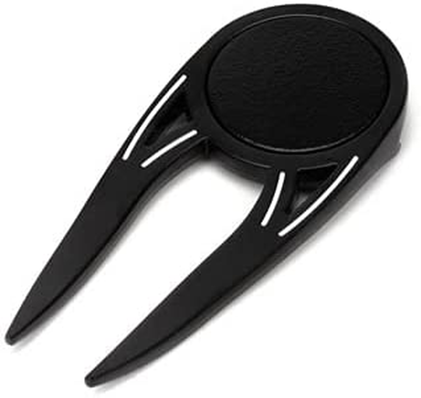 Golf Double Prong Divot Tool Pitch Mark Repair Tool Detachable Magnetic Putting Aid Golf Ball Marker Divot Repair Tool Bottle Opener for the Golfers image number 2