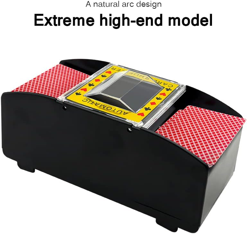 2Decks Automatic Card Shuffler Poker Cards Shuffling Machine Casino Playing Game