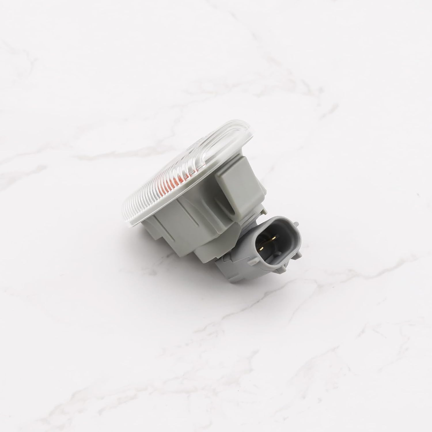 Emsea 2PCS Front Wing Side Indicator Turn Light Compatible with Toyota Corolla AVENSIS MR2 OE 81730-02022 81730-02023 81730-20220 56.1X35.8X46.4Mm Car Light image number 2