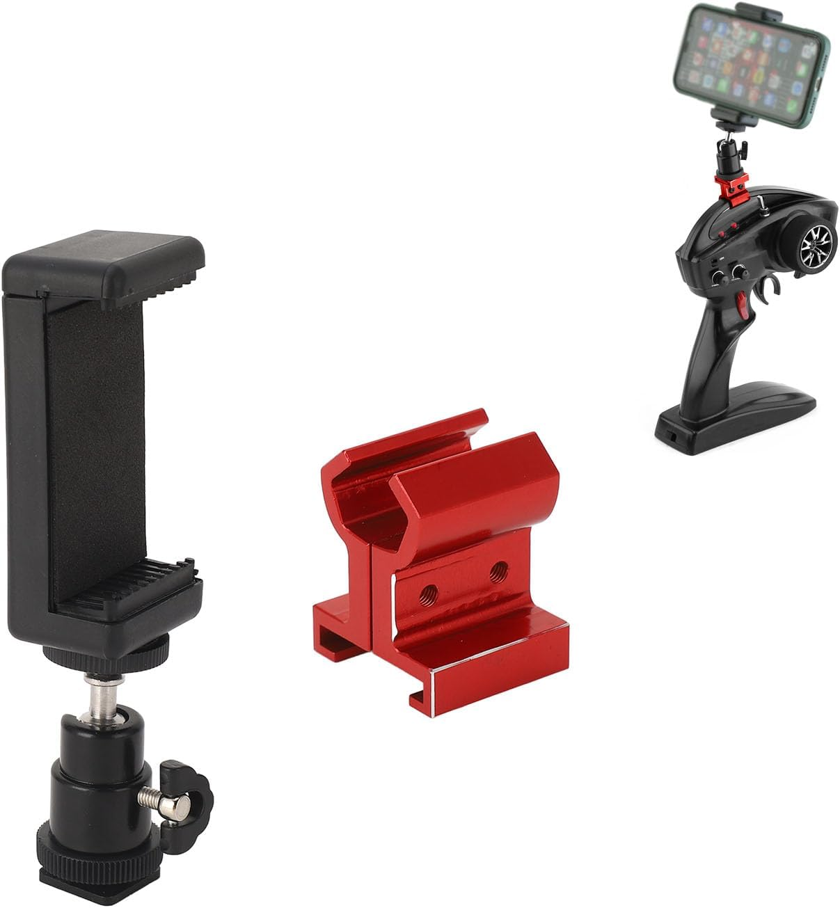 Universal Phone Mount for Traxxas TX Tqi Tqi for Traxxas TX Tqi, Adjustable Stable Durable Transmitter Phone Mount for Phones over 5.5 Inch, Traxxas Car Cradles image number 6