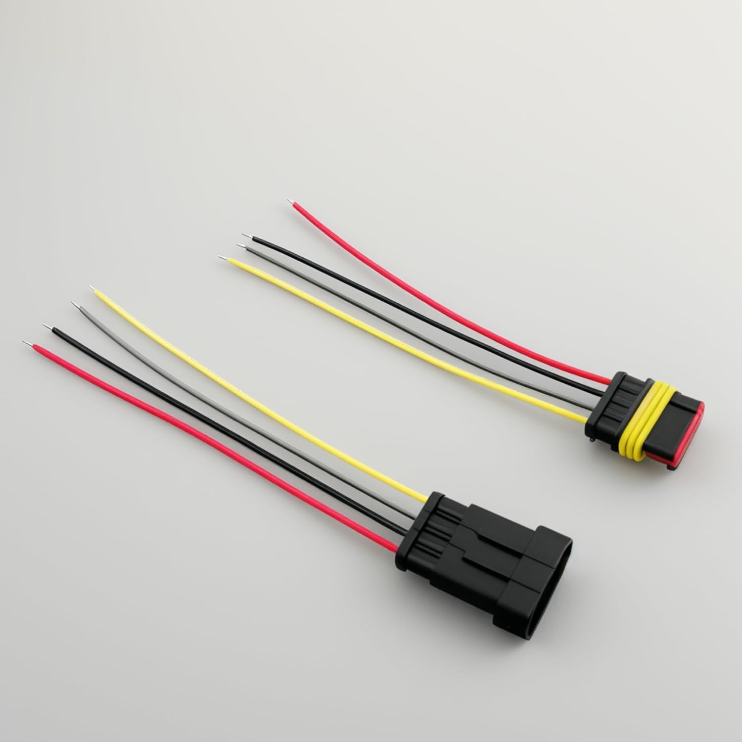 EFGTEK 6 Pack 4 Pin Automotive Electrical Connector 20AWG Plug Socket Quick Disconnect Waterproof 2 Way Wire Connectors with 10Cm Wire AWG Male and Female Way Marine 1.5Mm Series Terminal Connector image number 4