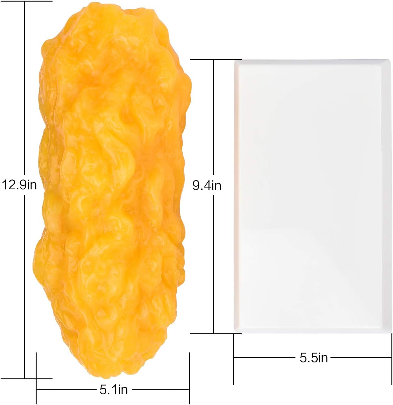 Authentic Human Body Fat Replica - 5 Lb, Keep Fit & Weight Loss Motivation & Reminder, Human Fatty Tissue Demonstration Model for Nutritionist, Anatomical Science Course for Medical Student image number 4