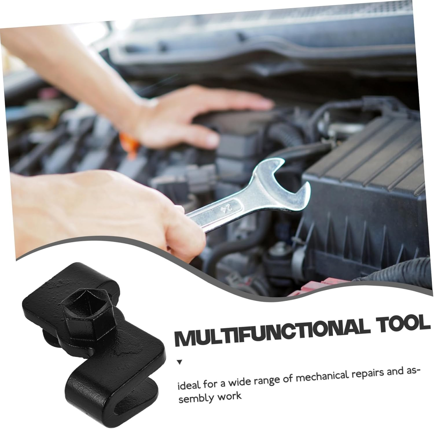 GANAZONO Wrench Extension Bar Adapter for Automotive Diy Projects Wrench Leverage Tool Extension for Mechanics image number 2