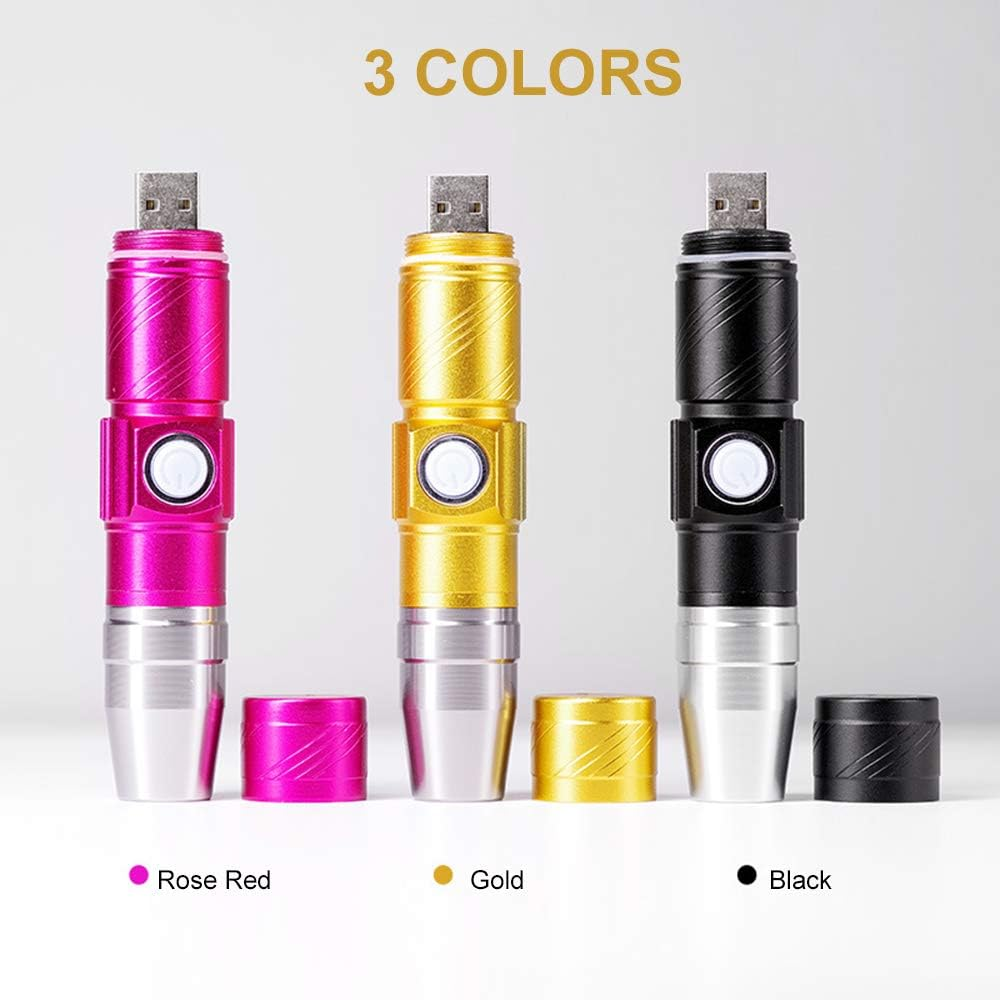 Nail LED Flashlight Mini Flashlights for Nails Drying Lamp Rechargeable & Portable Nail Dryer for Nail UV Gel VCXN image number 5