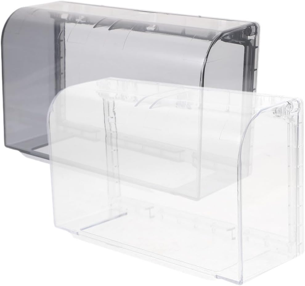 Cabilock 2Pcs Outlet Self-Adhesive Electrical Socket Protector Anti-Splash Anti-Fog Design for Suitable for Kitchen Garden and Office image number 2