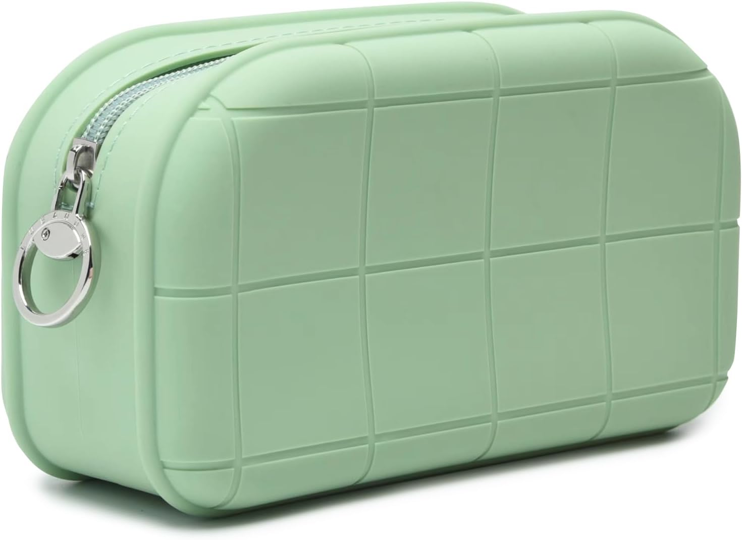 Lubanone Silicone Makeup Bag Travel Cosmetic Bag Stuff Bag Makeup Pouch Cute Makeup Organizer Versatile Zipper Pouch for Women, Green, Cosmetic Makeup Bag