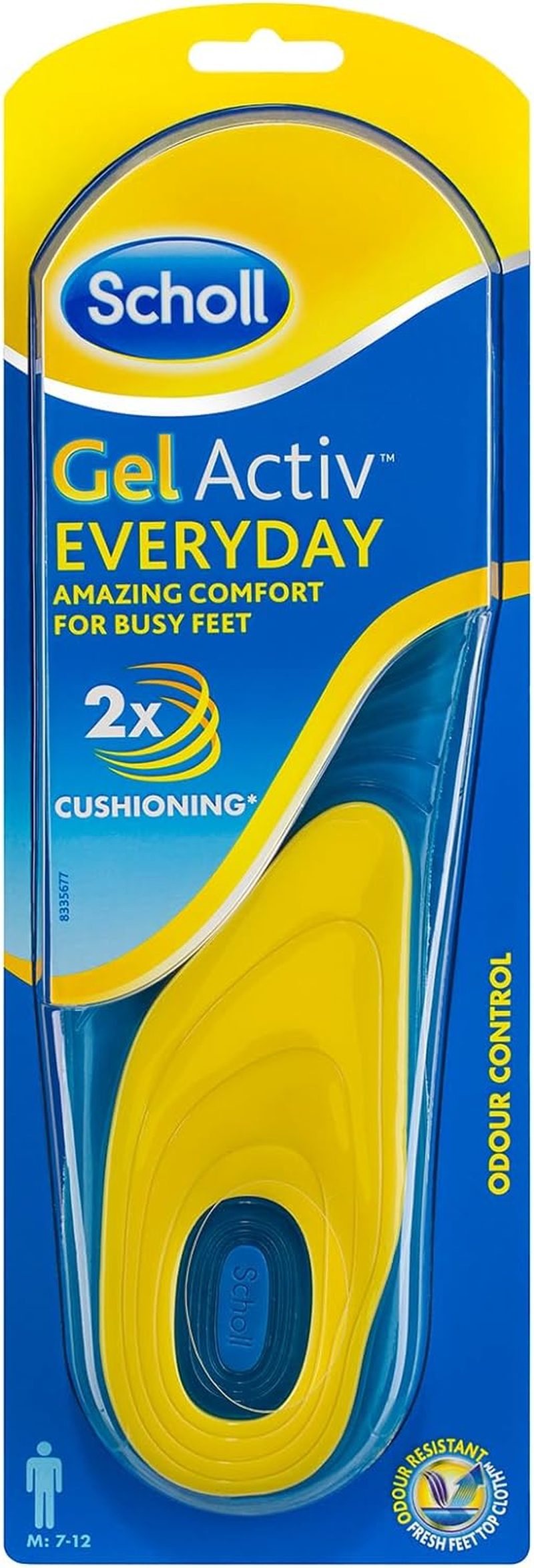 Dr. Scholl'S Run Shock Absorbing Insoles, Small &ndash; Helps Prevent Knee Pain, Shin Splints & Plantar Fasciitis Relief &ndash; Arch Support Insoles for Running & Jogging &ndash; 1 Pair image number 6