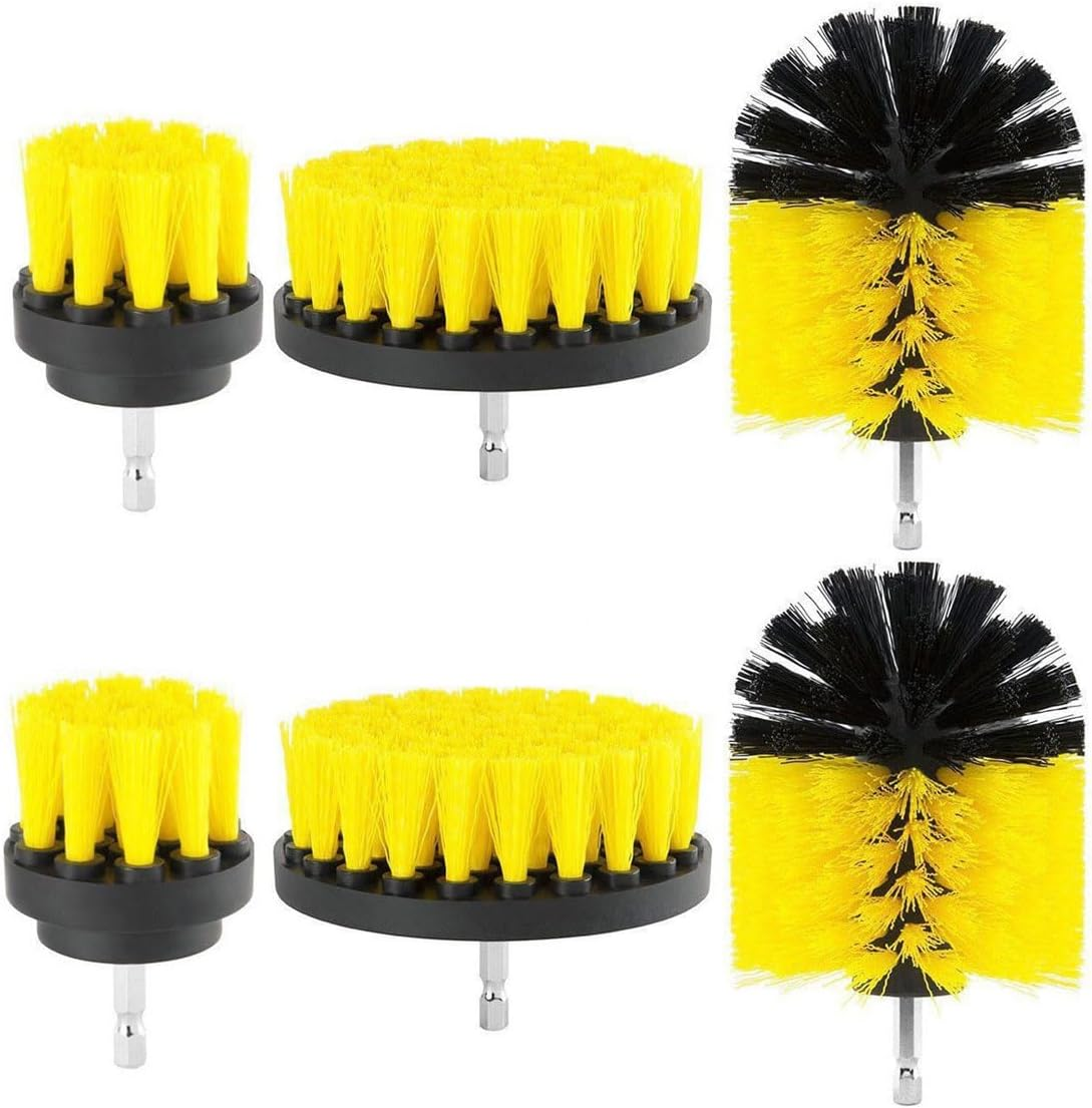 LEDON 6-Piece Drill Brush Power Scrubber Kit &ndash; Grout, Tub, and Tile Cleaning Tool Set image number 1