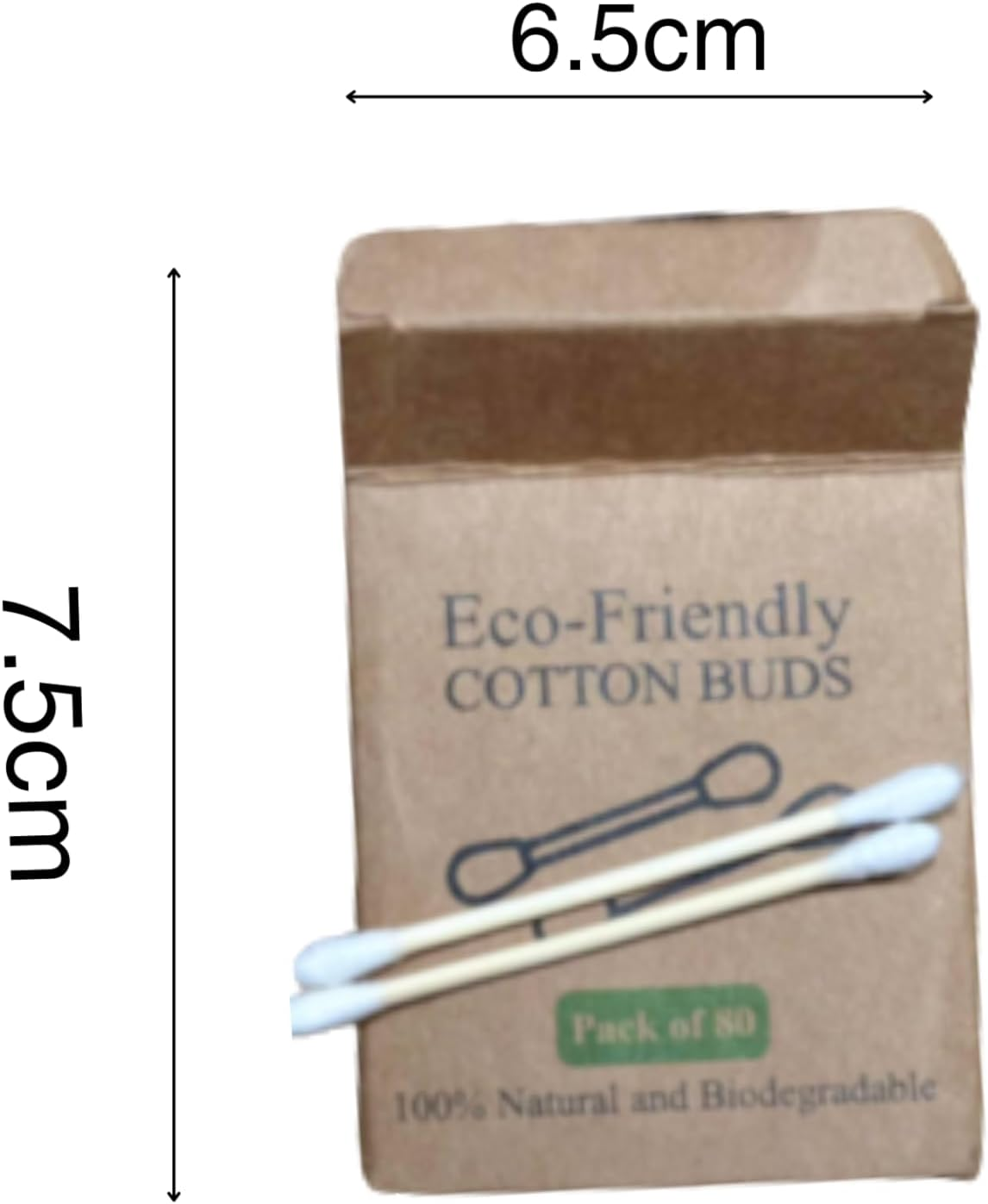Eco-Friendly Bamboo Cotton Buds | Crafted with Precision and Care to Provide an Eco-Conscious Alternative to Conventional Cotton Swabs. | Bewater image number 1