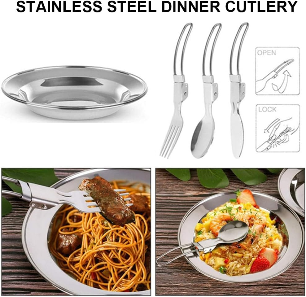 HHWRT Camping Cookware Set, Camping Cookware Kit, Compact Camping Pots and Pans Set, Non-Stick Lightweight Pot Pan Kettle Set, Camping Cooking Set for Outdoor Backpacking Picnic image number 1