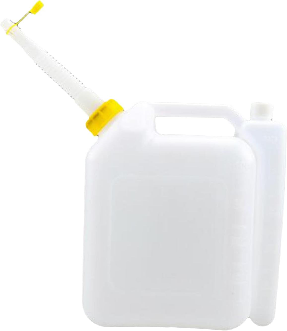Generic Fuel Oil Mixing Bottle 2-Stroke Large Capacity Ratio Bottle Fuel Mixing Bottle Canister Thickened Fuel Mix for Dispensing Engine, 4L with Spout