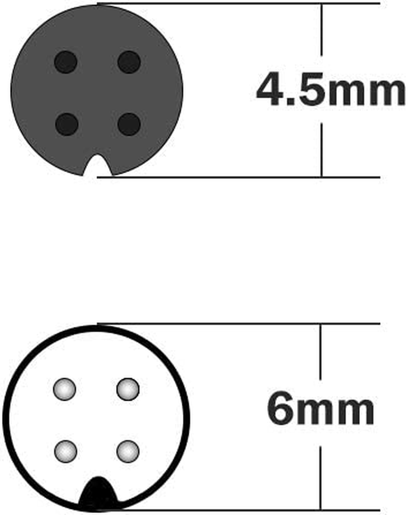 Backup Camera Extension Cable, 4 Pin 6.5 Ft Dash Cam Cord Car Dash Camera Rear View Camera Cord Wires （5P 6P 8P Car Driving Recorder Extension Cord Search YQMAJIM） image number 2