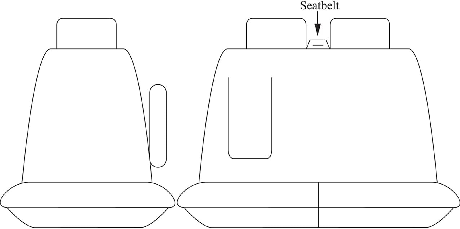 For LDV Delivery 9 (SV63) 2Dr Utility, Minibus or Van 07/2020- on Sperling Custom Jacquard Front Car Seat Covers Waterproof image number 2