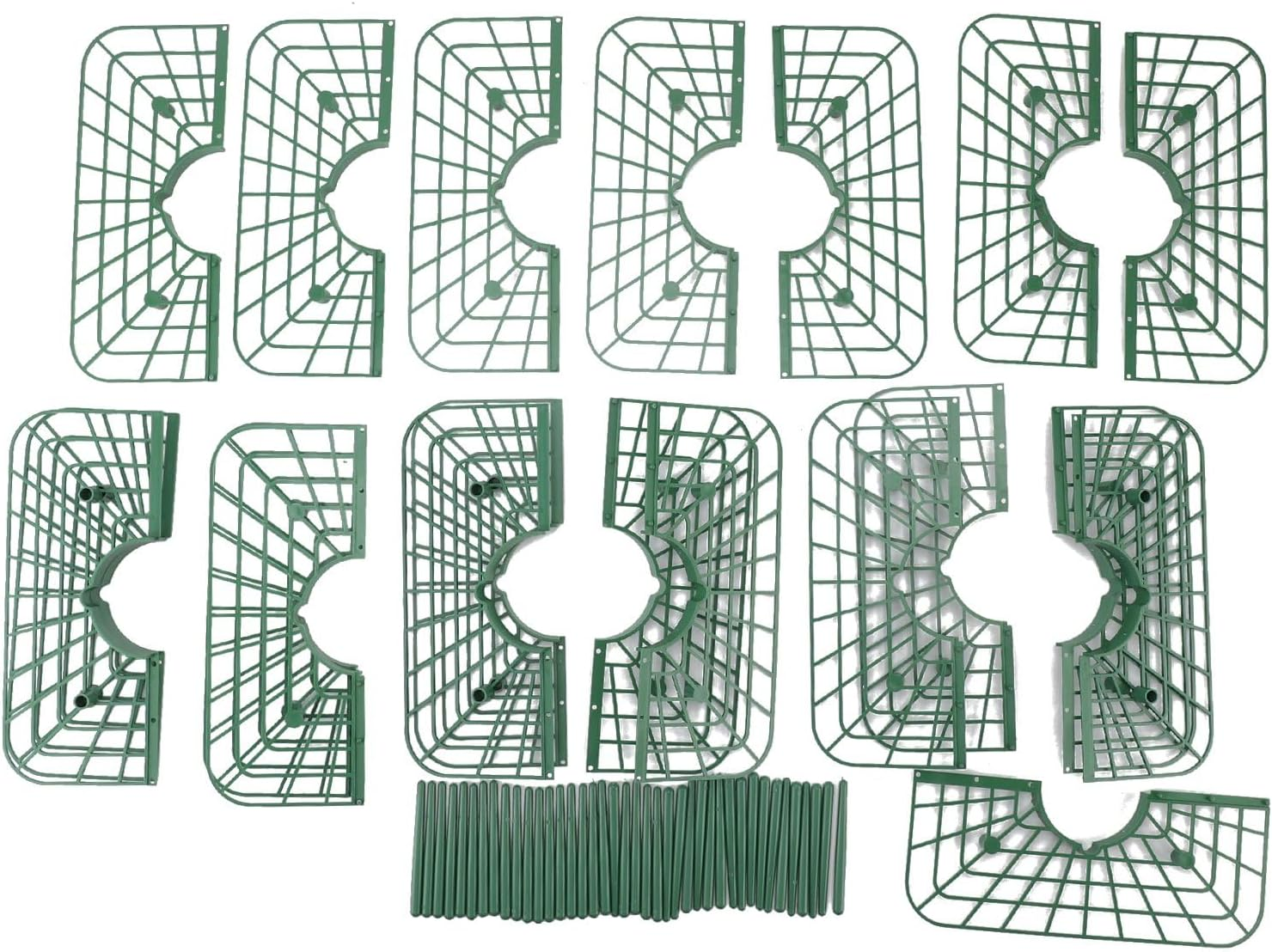 20 Pcs Strawberry Plant Support, Multifunction Plant Growing Rack Reusable Growing Holder with Support Foot Stable Plant Display Stand Rack for Garden Planting image number 4