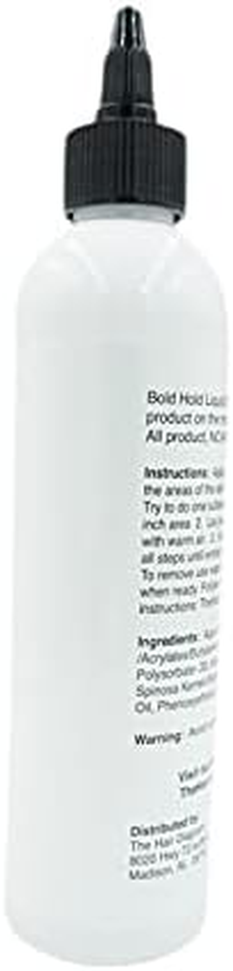 The Hair Diagram - Bold Hold Liquid Gold - Glueless Lace Gel - Temporary Hold for Wigs and Hair Systems - Styling Agent for Baby Hairs - Non Toxic - Aerosol & Alcohol Free - Water Based Formula - 8Oz