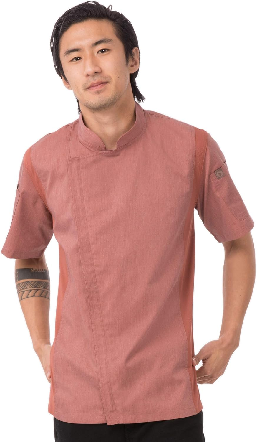 Chef Works Mens Springfield Chef Coat Short Sleeve Chef'S Jacket