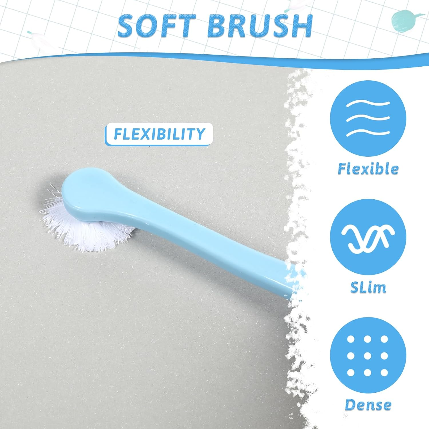 2 Pack Small Dog Toothbrush Cat Tooth Brush Pet Toothbrush Puppy Toothbrush Mini Head Soft Dog Toothbrush Deep Clean Kit, Portable Travel Friendly and Easy to Use for Puppy, Kitten, Small Dog & Cat image number 6