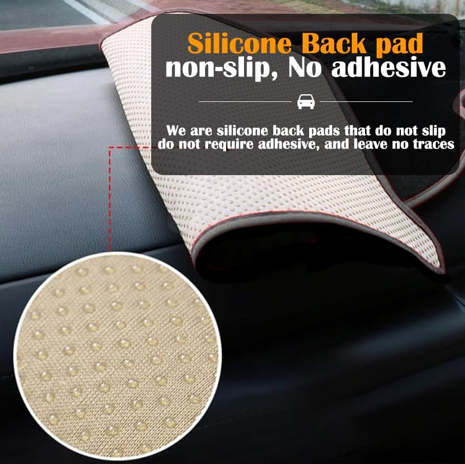 Evervenz Dash Mat for Mazda CX-5 2017 2018 2019 2020 2021 2022 2023 CX 5 CX5 2017-Onward Leather Dashmat011 image number 5