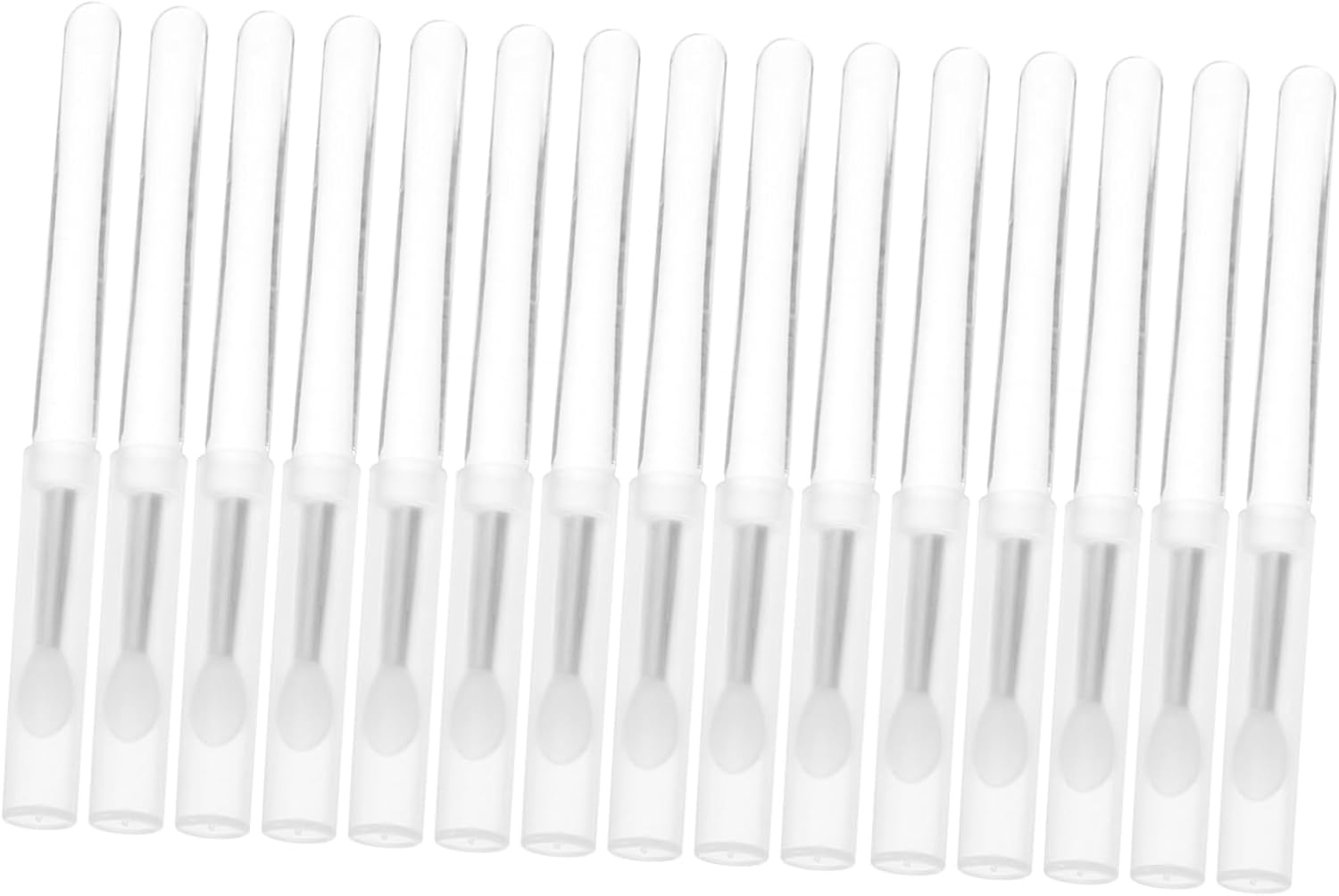 WRITWAA 20Pcs Nail Brush Nail Brush Makeup Tool for Powder Application Chrome Applicator image number 2