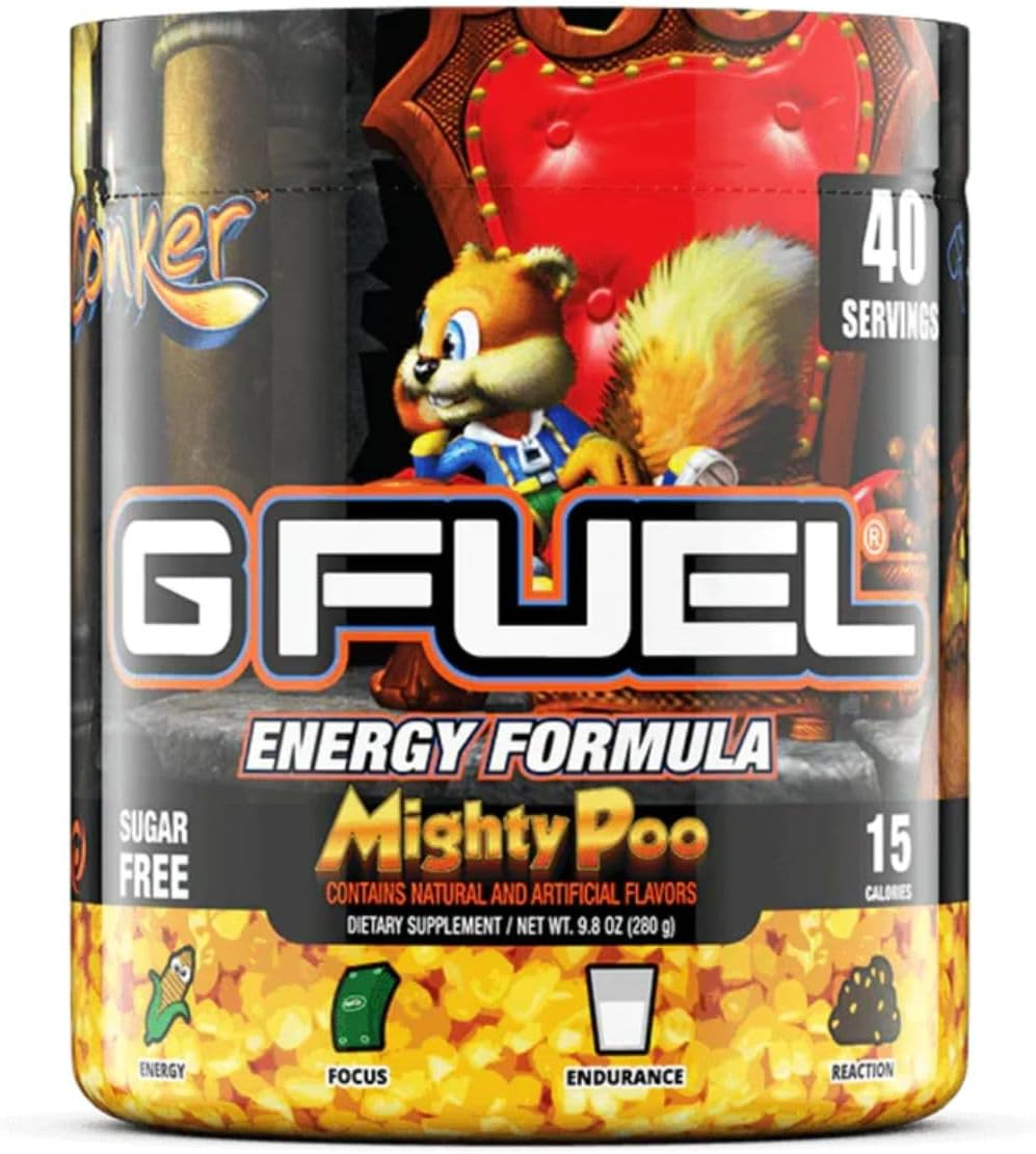 G Fuel Energy Formula Mighty Poo Powder Supplement 280 G