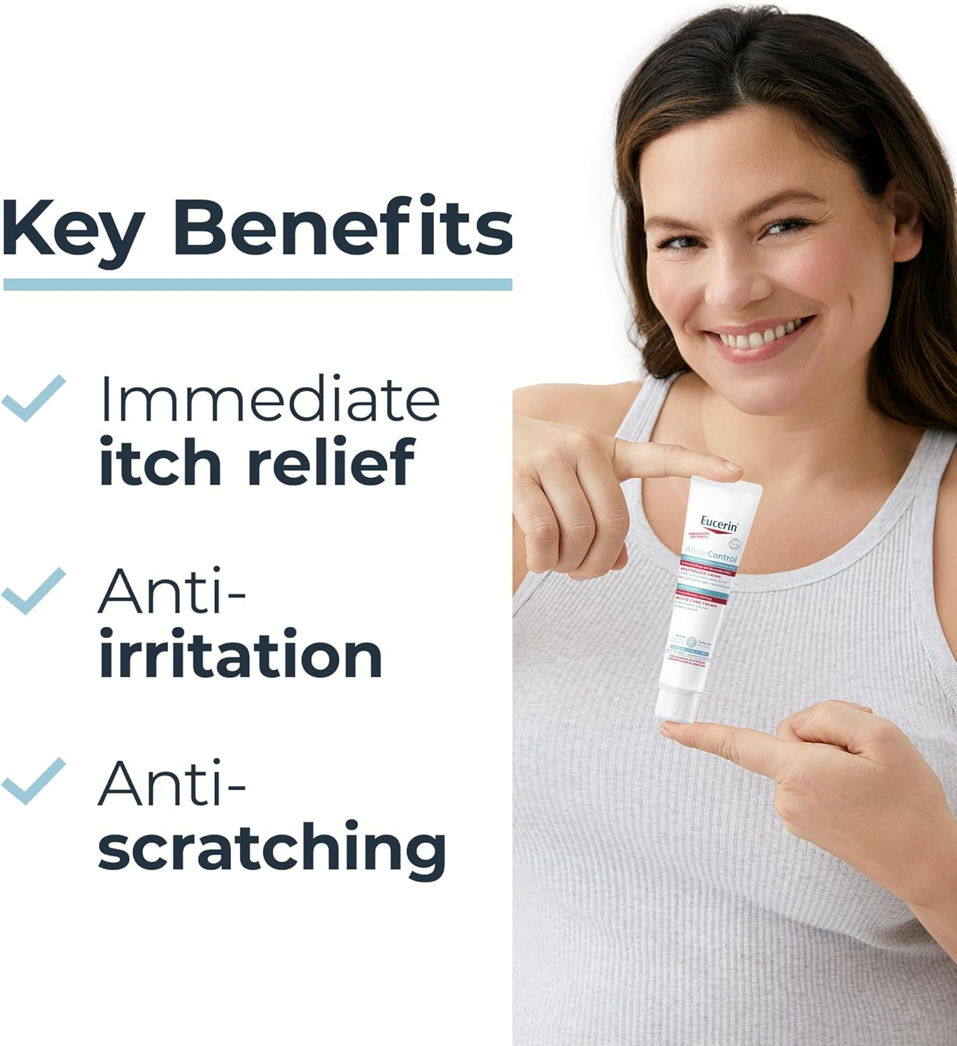 Eucerin Atopicontrol Intensive Calming Cream, 40 Ml (Pack of 1) image number 5