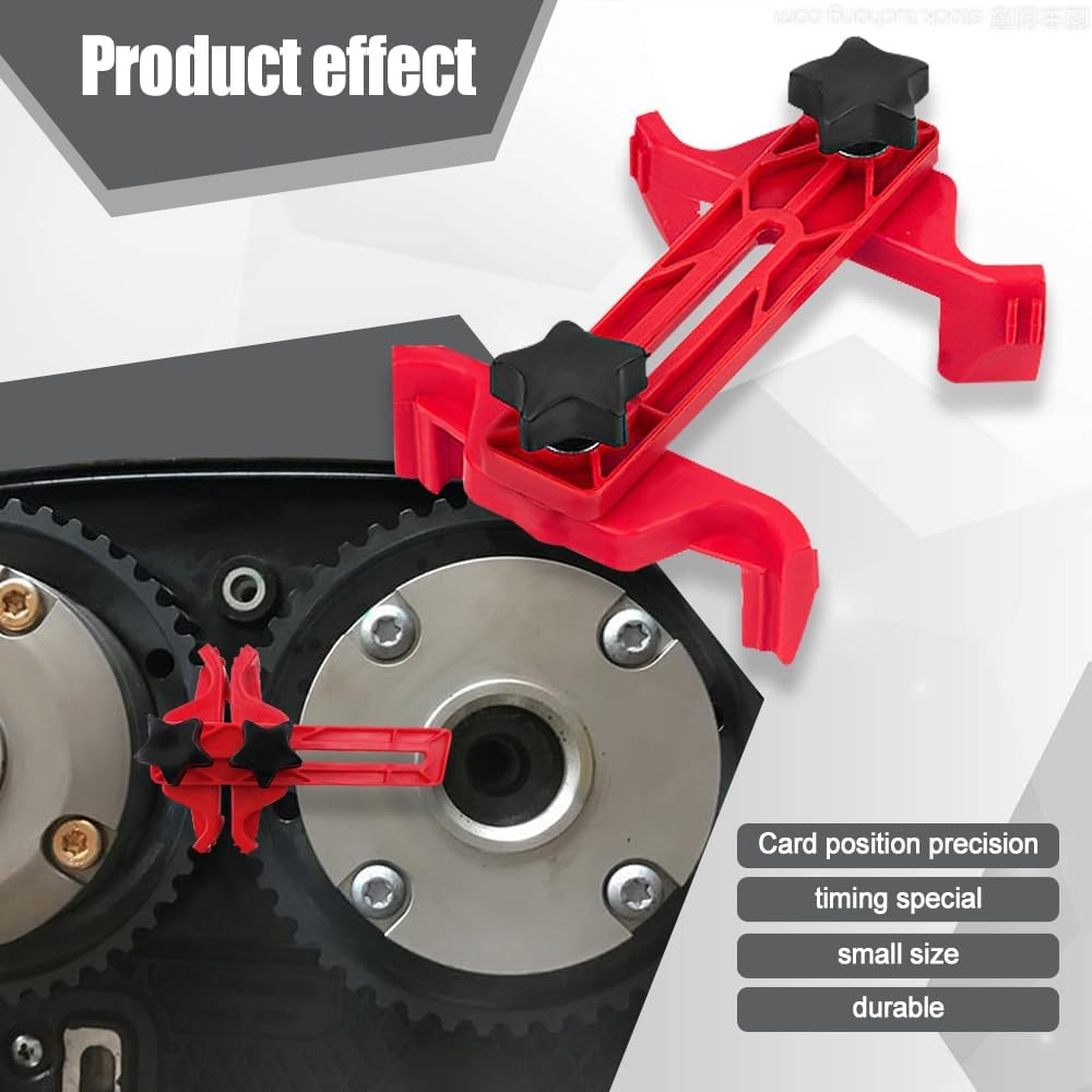 Kutyun Cam Lock Tool Set, Universal Dual Cam Clamp Camshaft Locking Tool Kit, Sprocket Gear Locking Tool Kit, Car Dual Camshaft Clamp, Car Main Cam Timing Sprocket Gear Locking Tool Set for Most Cars image number 1