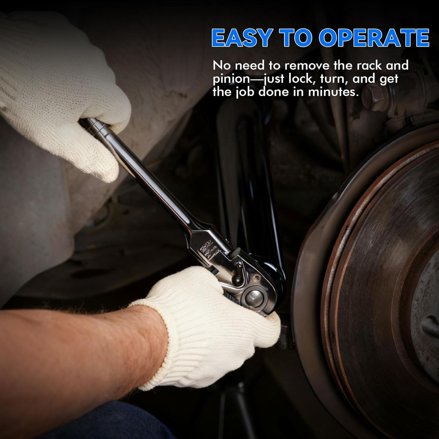 13PCS Inner Tie Rod Removal Tool Kit with 12 Crowfoot Adapters & 1/2 Inch Drive Tube, Durable Master Inner Tie Rod Tool Set for Removal & Installation, Automotive Tie Rod End Tool for Most Vehicles image number 5