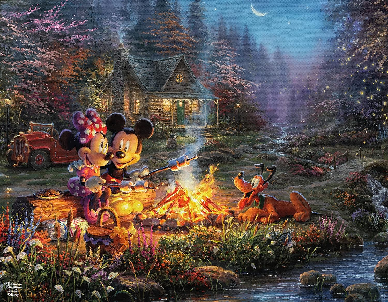 Ceaco Kinkade Disney Dreams 4-In-1 Series 10 Jigsaw Puzzle (500 Pieces) image number 1