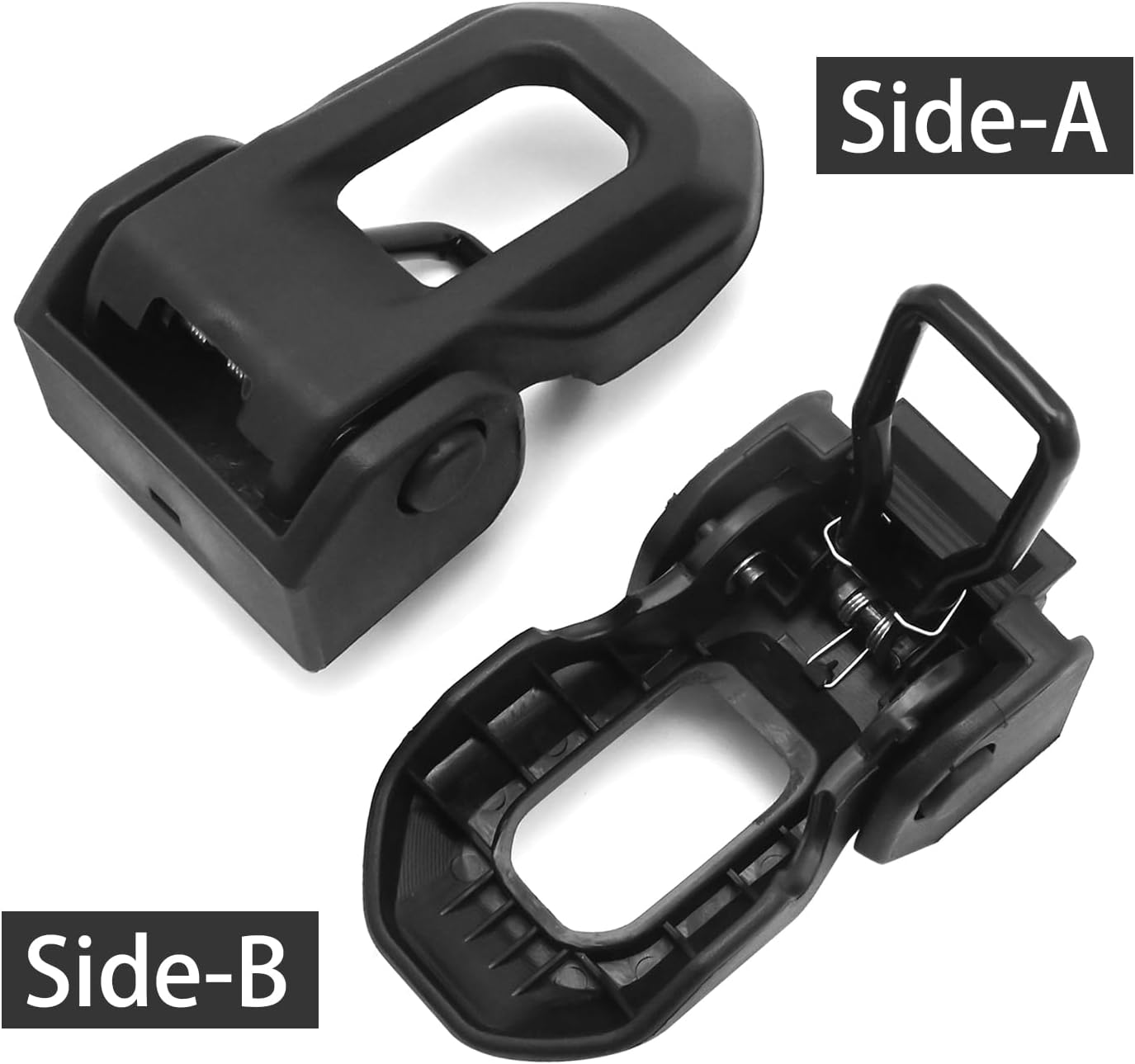 2Pcs Latch Locking Hood Catch Kit Replacement for Jeep Wrangler JK JL 2 Door & Unlimited 4 Door 2007 2008 2009 2010 2011 2012 2013 2014 2015 2016 2017 2018 Hood Locking Mechanism Kit