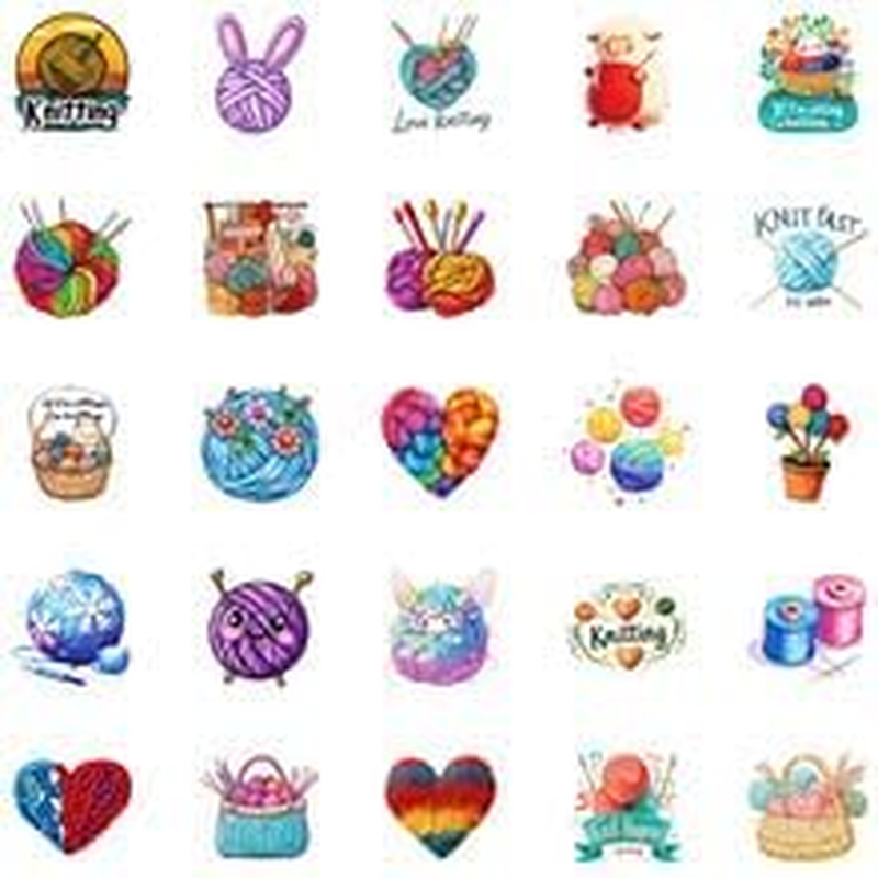 50 Pieces Musical Notes Stickers for Water Bottle|Vinyl Waterproof Sticker for Laptop Skateboard Phone Car Decals for Teens Adults for Party Favors Supplies Decor (Music Stickers) image number 1